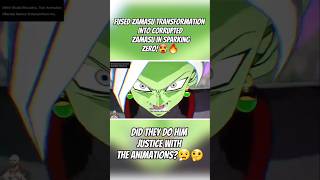 Fused Zamasus Transformation Into Corrupted Zamasu In Sparking Zero😮‍💨🔥 shorts gaming [upl. by Beker]