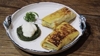 Блины с грибами и пюре из шпинатаPancakes with mushrooms and creamed spinach [upl. by Bashemeth]