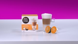 Prepare a Latte Macchiato with your NESCAFÉ® Dolce Gusto® Piccolo coffee machine by DeLonghi ® [upl. by Anitsirk]