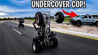 Quads Get Chased By Undercover  Braap Vlogs [upl. by Bull614]