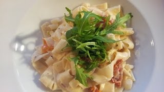 Pasta Rezept mit Spargel und Rucola  Der Bio Koch 200 [upl. by Dietsche585]