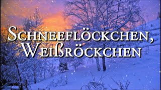 Schneeflöckchen Weißröckchen German Christmas SongLyrics [upl. by Light]