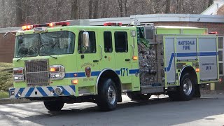 Hartsdale FD NEW Car 2172 amp Engine 171 Responding [upl. by Chipman]