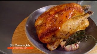 Recette  Poulet rôti de Thierry Marx  Les Carnets de Julie  Le poulet rôti [upl. by Seerdi]