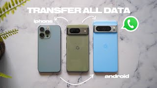 What’s App Data from Android to iPhone How to Transfer  5 Easy Steps [upl. by Netram602]