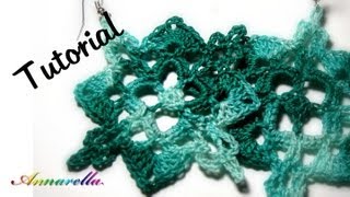 Tutorial orecchini uncinetto quotGreenquot Dare una forma  Montare la monachella [upl. by Annaeoj]