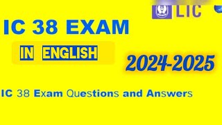 IC 38 New Syllabus 2024  25 Questions Series Part  1  IC 38 Questions Answers [upl. by Aggie680]