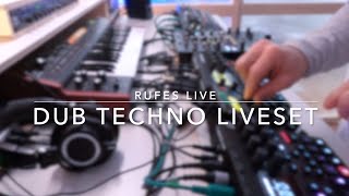 Rufes Live  Dub Techno Liveset Elektron machines only  Dawless [upl. by Notsla586]