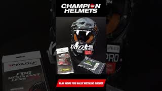 Klim Krios Pro Rally Metallic Bronze  ChampionHelmetscom motorcyclegear [upl. by Cupo]