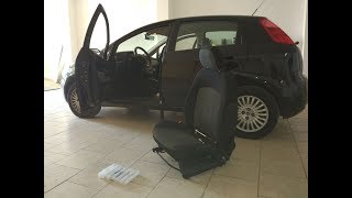 RIMOZIONE SEDILE LATO GUIDA FIAT GRANDE PUNTO EVO ALFA MITO [upl. by Sutherland981]