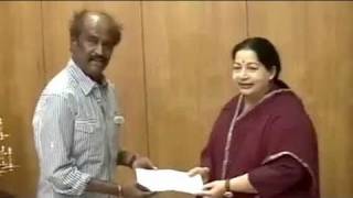 Rajinikanth meets Chief Minister Jayalalitha [upl. by Emmit]