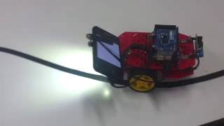 Line follower with Arduino mega ADK OpenCV and Android device [upl. by Sundstrom14]