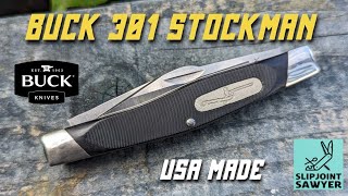 Buck 301 Stockman Pocket Knife  0301BKSB 2587 An American Made Classic [upl. by Russo]