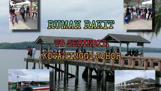 Rumah Rakit Tanjung Serindit Kota Tinggi Johor  Port Mancing [upl. by Amitie]