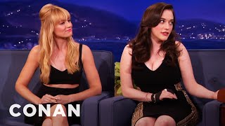 Kat Dennings amp Beth Behrs Fight About Musicals  CONAN on TBS [upl. by Kruger]