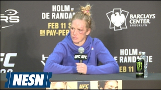 Holly Holm Loses Respect For Germaine De Randamie After Late Shots [upl. by Benoit]