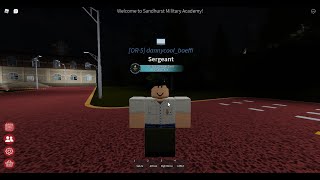 DOING A BMT IN ROBLOX Sandhurst Military Academy [upl. by Xel]