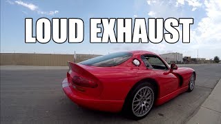 LOUD Dodge Viper Borla Exhaust [upl. by Bidle884]