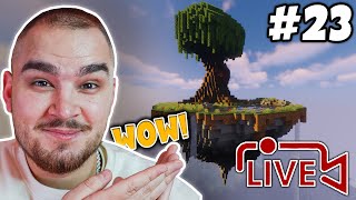 ðŸ”´ Minecraft  Pe fillojm ndertimin e ISHULLIT ne Qiell me JuskinAdemin [upl. by Naynek]