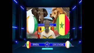 CAN 2023 COTE D’IVOIRE FACE SENEGAL 8em DE FINAL CAN 2024 [upl. by Mcclure]