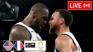 LIVE USA vs FRANCE  GOLD MEDAL GAME  Mens Basketball  Paris 2024  August 9 2024  NBA 2K24 [upl. by Galan288]