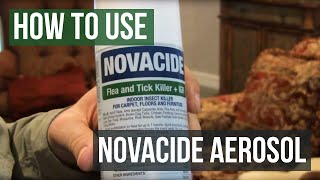 Novacide Flea amp Tick Insecticide Spray [upl. by Einnoc]