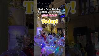 The Rodeo Drive Holiday Lighting Celebration is happening TODAY christmas travel foryou latest [upl. by Francklyn]