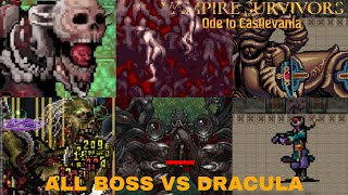 Vampire Survivors Ode To Castlevania All Secret Boss Location Using Megalo Dracula in One Run [upl. by Liba]