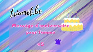 Un message spécial Vœux danniversaire pour une femme incroyable Texte danniversaire pour femme 5 [upl. by Leland]