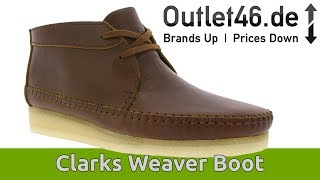 Clarks Weaver Boot Mokassins  VintageStyle I Review l On Feet l Haul l Overview l Outlet46de [upl. by Jennifer]