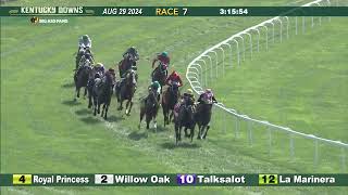 Rich City Girl wins race seven on August 29 at Kentucky Downs [upl. by Cyma448]