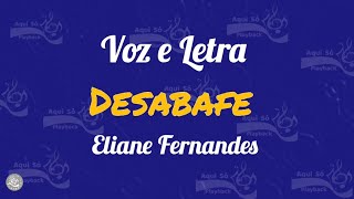 Desabafe Voz e Letra Eliane Fernandes [upl. by Ayrad]