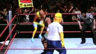 Homer and Bart Simpson Vs Stone Cold [upl. by Rusell453]