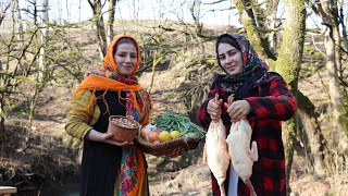 Bastirma IRAN Rural Style Ducks Buried Under Pilaf Recipe ♡ Talish amp Azerbaijani Dish [upl. by Irotal]