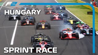 F2 Sprint Race Highlights  2024 Hungarian Grand Prix [upl. by Cointon]