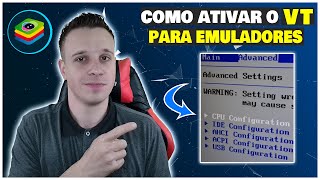 COMO ATIVAR A VIRTUALIZAÇÃO DO PC PARA USAR EMULADOR [upl. by Hamaso]