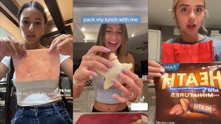 Pack my lunch with me  TikTok compilation [upl. by Prober]