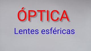 ÓPTICA GEOMÉTRICA  LENTES ESFÉRICAS EXERCÍCIO DE VESTIBULAR RESOLVIDO [upl. by Dennis803]