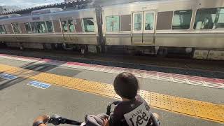 快速網干行きがきたよ（2024年11月3日）ＪＲ神戸線芦屋駅 [upl. by Nakeber124]