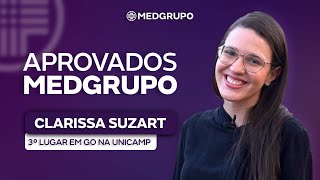 Aprovados MEDGRUPO  Clarissa Suzart  Segundo episódio [upl. by Adirf]