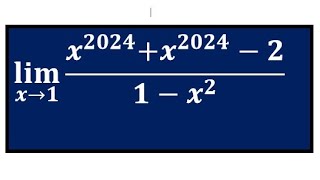 Calculer la limite de x2024x202421x2 limite de fonction rationnelle forme indéterminée [upl. by Connolly507]