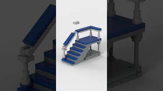 LEGO Stairs Animation shorts [upl. by Anilasor]