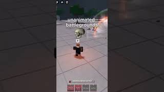 unanimated battlegrounds 💀 tsb thestrongestbattlegrounds roblox [upl. by Nerreg]