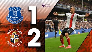 Everton 12 Luton  Our first ever Premier League win  Premier League Highlights [upl. by Ihtac]