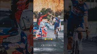 VAN DER POEL vs MIGUEL FUSTER 🚀🫡 labestia cycling rally redbull canyon bike world lanucia [upl. by Dowlen]