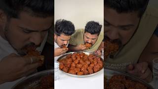 100 SPICY JUMBO MANCHURIAN EATING CHALLENGE😱 Friends Vs Friends😍🔥 shorts eating foodie [upl. by Orodisi]