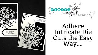 How Do I Adhere Intricate Die Cuts the Easy Way See My Best Tips [upl. by Loseff]