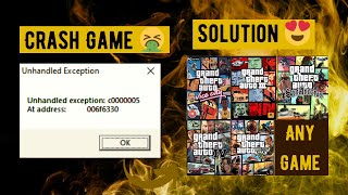 How To Fix unhandled exception c00005 Error in GTA Vice City  How To Fix GTA Vice City Crash in PC [upl. by Asiram]