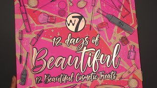 W7 Advent Calendar makeup try on [upl. by Ennaeiluj]