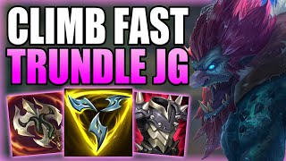 HOW TO USE TRUNDLE JUNGLE IN ORDER TO CLIMB OUT OF LOW ELO FAST  Gameplay Guide League of Legends [upl. by Althee]